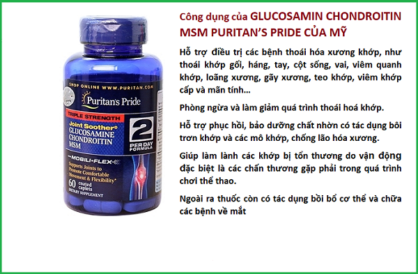 Công dụng chính của Glucosamine