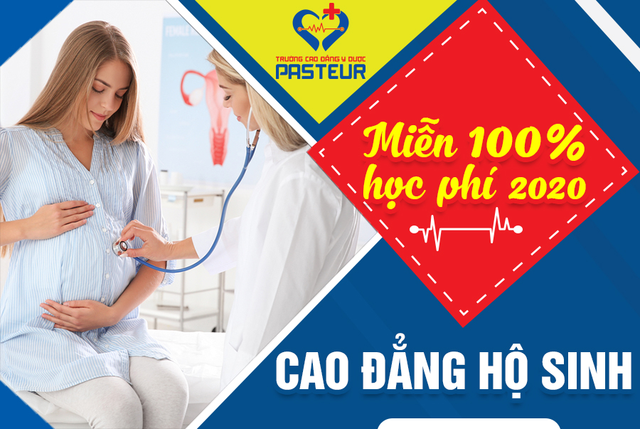 Miễn giảm 100% học phí Cao đẳng Hộ sinh TP HCM năm học 2020