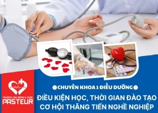 Chuyên khoa 1 Điều dưỡng: Điều kiện học, thời gian đào tạo, cơ hội thăng tiến nghề nghiệp