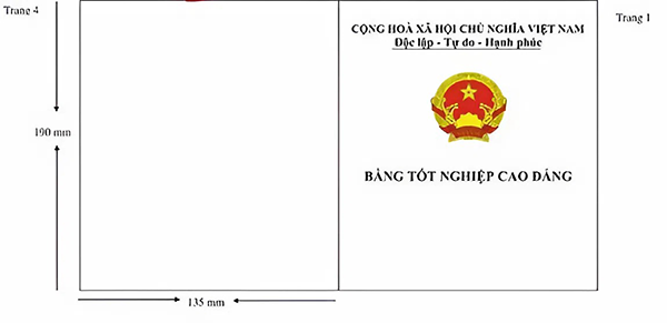 mẫu bằng tốt nghiệp Cao đẳng Dược mới nhất