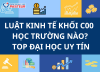 Luật Kinh Tế Khối C00 Học Trường Nào? Top Đại Học Uy Tín